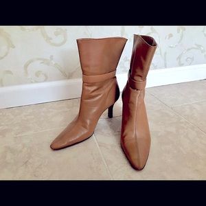 Women boots leather, heels 3” size 7.5.
